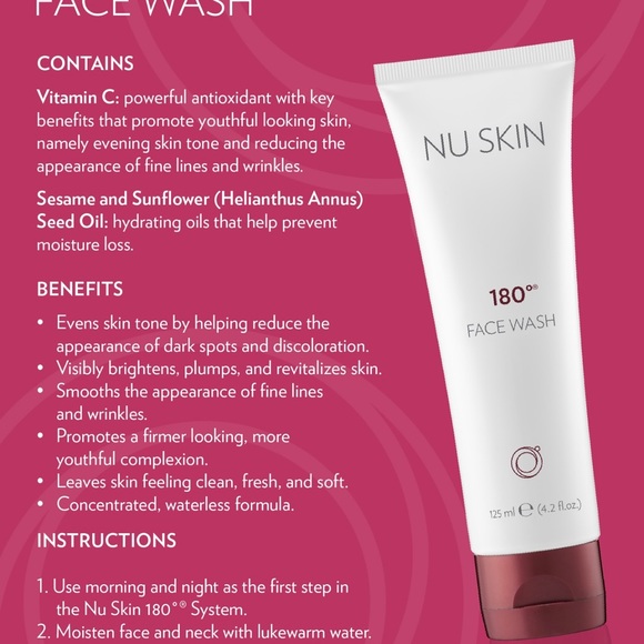 NuSkin 180 face wash- 3 new tubes! - Picture 4 of 4